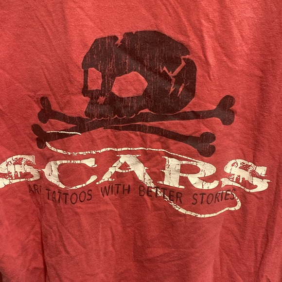 Men scars skull tee size L - Picture 5 of 5